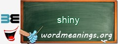 WordMeaning blackboard for shiny